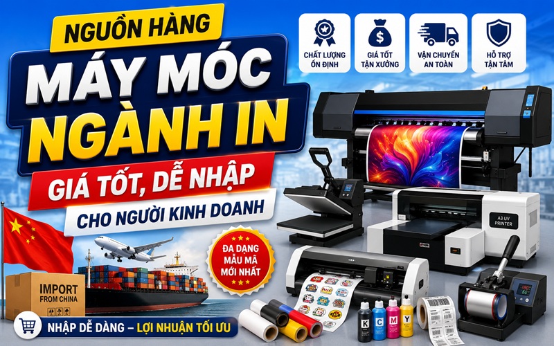 nguồn hàng máy móc ngành in