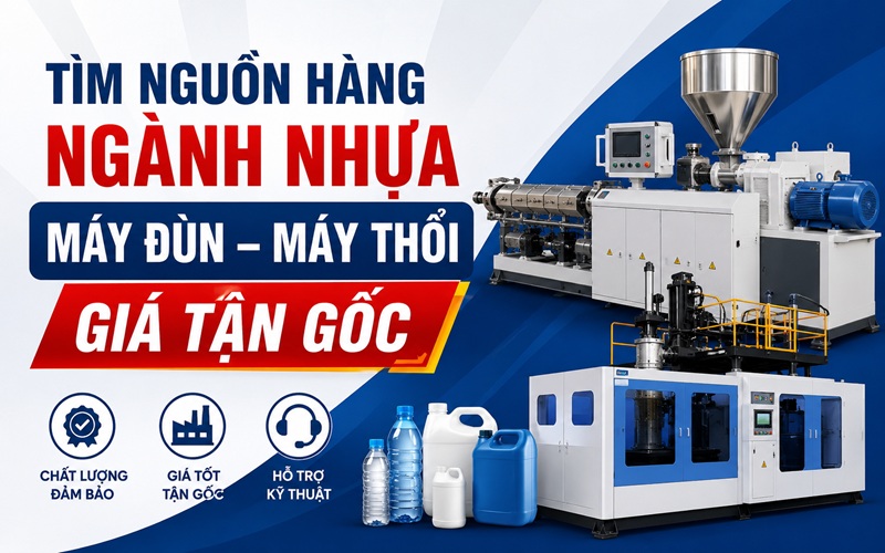nguồn hàng ngành nhựa máy đùn