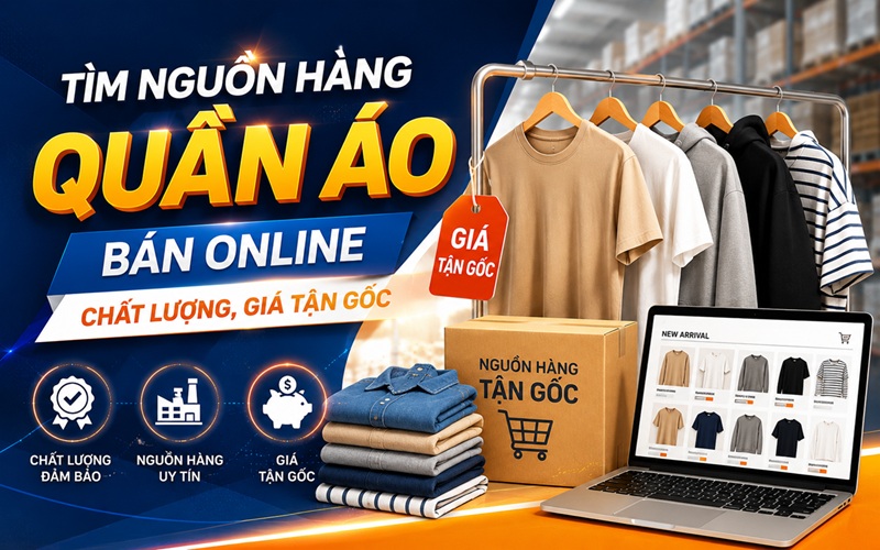 nguồn hàng quần áo bán online